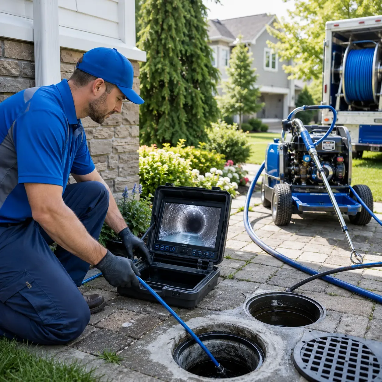Outdoor drain cleaning professionals serving Ivanhoe, VA